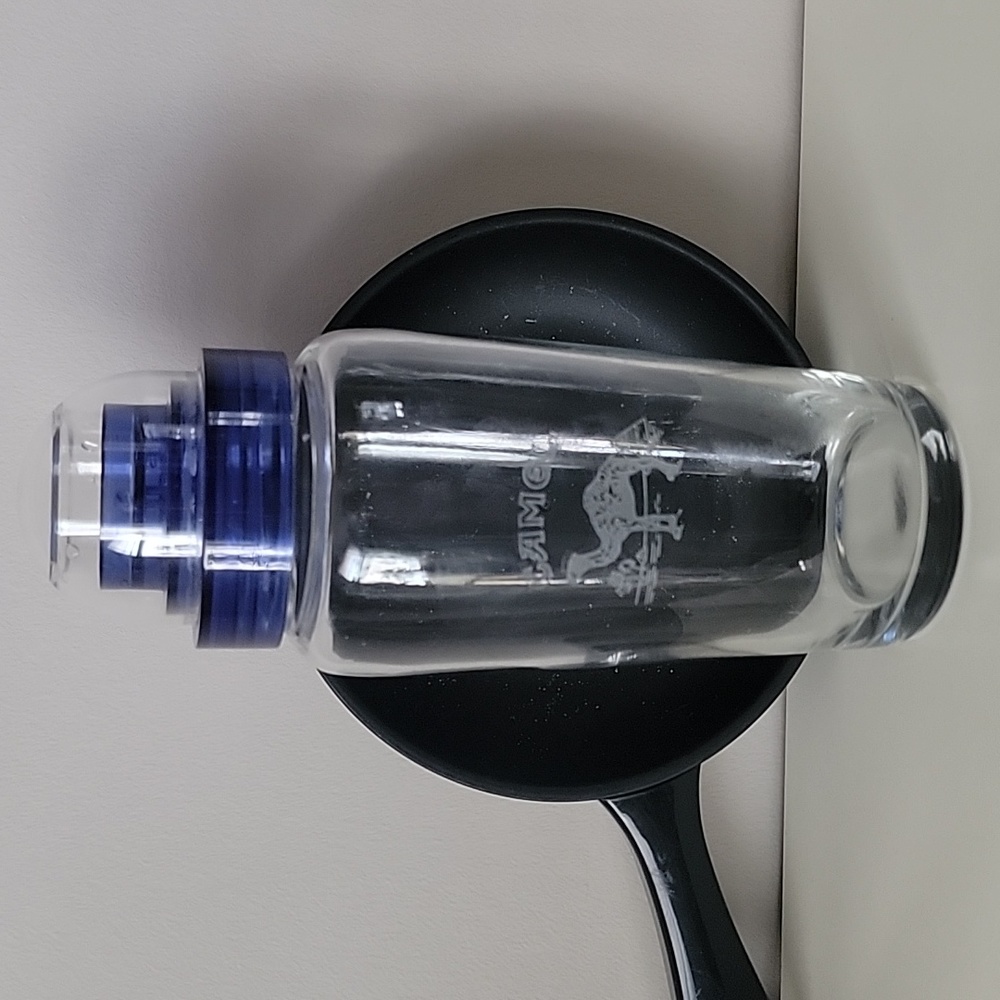 Vintage camel cigarettes glass coctail martini shaker. Rare.